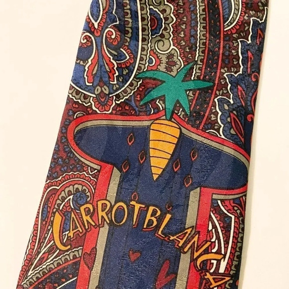 Vintage Looney Tunes Carrotblanca Tie Bugs  Bunny Cartoon Print - Picture 12 of 12